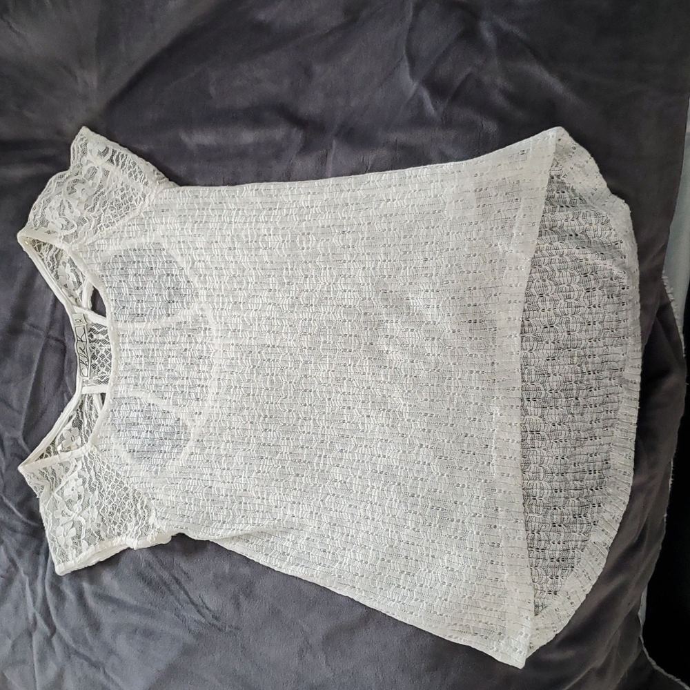 beige top by Chloe K. XS.